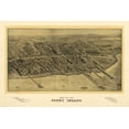 thumbnail image 2 of Harbick, N. 24x17 White Modern Wood Framed Museum Art Print Titled - 1906 Coney Island Map, 2 of 4
