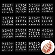 3D Flower Nail Stickers,Topboutique 90 Sheets 3D Design Nail Art Stickers 3D Design Tip Stickers Nail Art Stickers Decals Nails Decorations Tips,Mixed Color