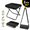 Black, variant on Crossbody Folding Stool for Camping and Fishing, Small, Green, 1Pcs