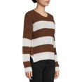 thumbnail image 3 of No Boundaries Juniors' Stripe Sweater, 3 of 6