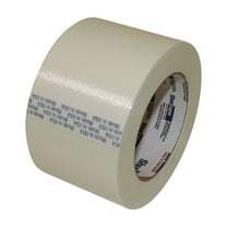 Shurtape GS-490 Economy Grade Filament Strapping Tape: 3 in. (72mm actual) x 60 yds. (White)