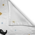 thumbnail image 3 of Ambesonne Saying Kitchen Curtains, You Make My Heart Smile, 55"x39", Black and Blue, 3 of 3