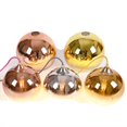 thumbnail image 4 of Lámpara colgante de cristal con degradado de color esférico, moderna lámpara colgante de cristal (oro rosa, 20 cm), 4 of 4