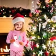 thumbnail image 4 of SkiBeaut Christmas Pajamas for Kids Girls Holiday Long Sleeve Sleepwear Santa Cotton Pajamas Sets for 2-12T, 4 of 7