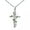 Silver, variant on Retro Vines Ivy Cross Necklace Lucky Jewelry for Women Christian Gift-Gold and Silver