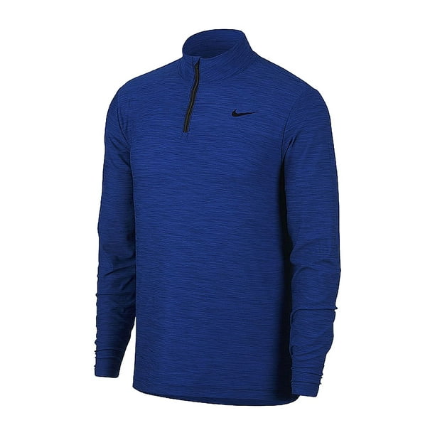 Nike - Mens Sweater Hyper Royal 1/2 Zip Mock-Neck Pullover 2XL ...