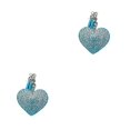thumbnail image 2 of Sonducket LLavero de corazón, adornos de cuero, abalorios, pendiente, llavero con purpurina, accesorios DIY para mujer, llavero exquisito azul lago lago azul 2piezas Sonducket CBP300247, 2 of 5