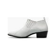 thumbnail image 5 of Stacy Adams Sandoval Cuban Heel Boot Croco print White 25666-100, 5 of 7