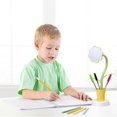 thumbnail image 2 of Kids Desk Lamp - Creative Rechargeable Desk Lamp LED Eye Protection Touch Sensor Table Lamp Dimmable Bedside Lamp with Pen Holder (Yellow), 2 of 5