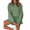 Green, variant on YOGAFOX Women's Fall Batwing Sleeve Top and Shorts 2 Piece Outfits Sweatsuit Apricot M