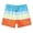 Blue and Orange Stripes, variant on Boys Swim Trunks with Boxer Brief Liner Toddler Boy Stretch Swimsuit Shorts Quick Dry Swimming Trunks Bathing Suit
