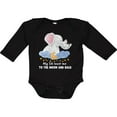 thumbnail image 3 of Inktastic My Titi Loves Me to the Moon and Back Elephant Family Boys or Girls Long Sleeve Baby Bodysuit, 3 of 5