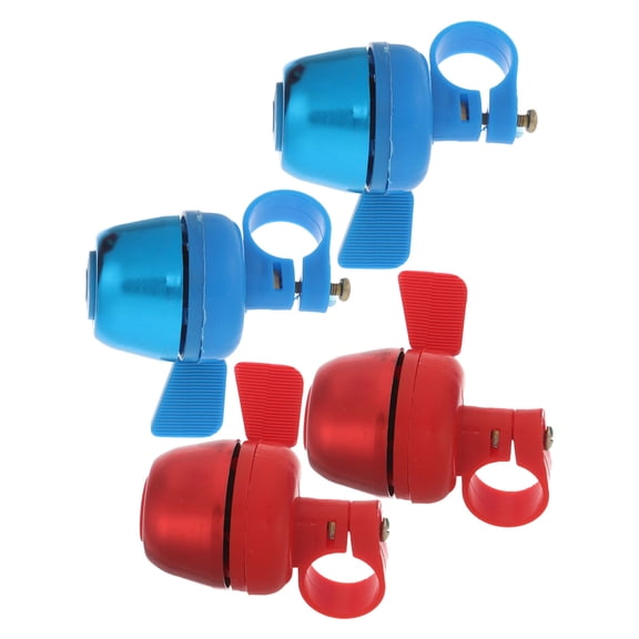 MLINS 4pcs Aluminum Alloy Bike Bell Lightweight Loud and Clear Sound for Mountain Bikes Scooters Cycling Accessory for Adults Kids