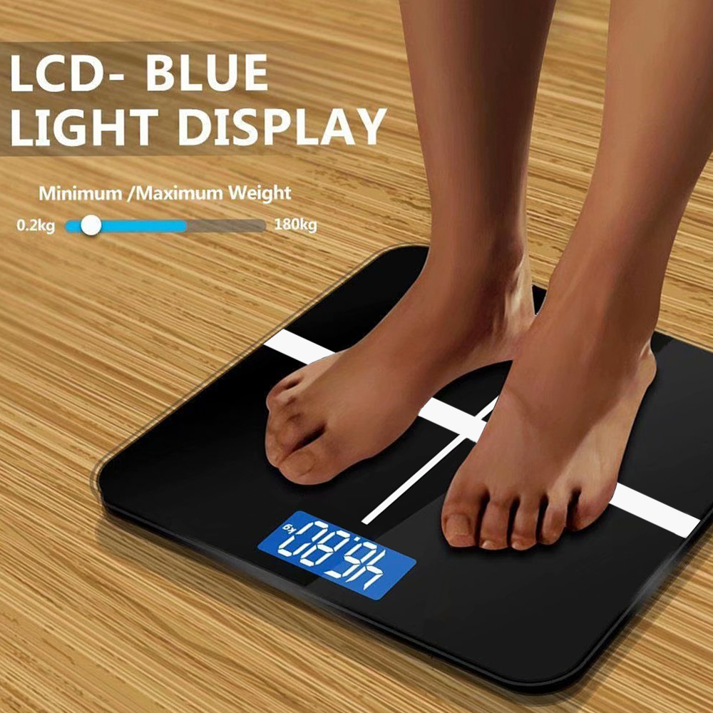 HONGGE Precision Body Weight Bathroom Scale With Backlit Display 400 