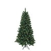 4.5-Foot Pre-Lit Multi-Color Green Pine Tree