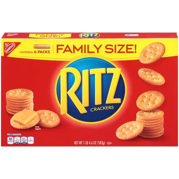 Nabisco Ritz Crackers Original - Family Size - 20.6 oz (Pack of 10)