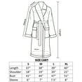 thumbnail image 6 of GOLD TEXTILES Premium Terry Cloth Robes for Women Lightweight Short Bathrobe, Adjustable Towel Robe Belt with Collar Small Shorts White Pack of 1, 6 of 6