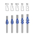 thumbnail image 2 of Tungsten Carbide 8mm Router Bit Woodworking Milling Cutter With Bearing R1.5-R4, 2 of 9