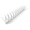 Stainless Steel Bird Spikes, Extra Wide, 50 Feet, Permanent Bird Repellent