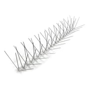 Stainless Steel Bird Spikes, Extra Wide, 50 Feet, Permanent Bird Repellent