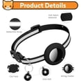 thumbnail image 4 of Airtag Cat Collar with Bell, Reflective Nylon Kitten Collar  (without tracker) Holder and Breakaway Safety Buckle for Puppy Girl Boy Cats, 3/8" in Width and Lightweight 1 / 2Pack, 4 of 7