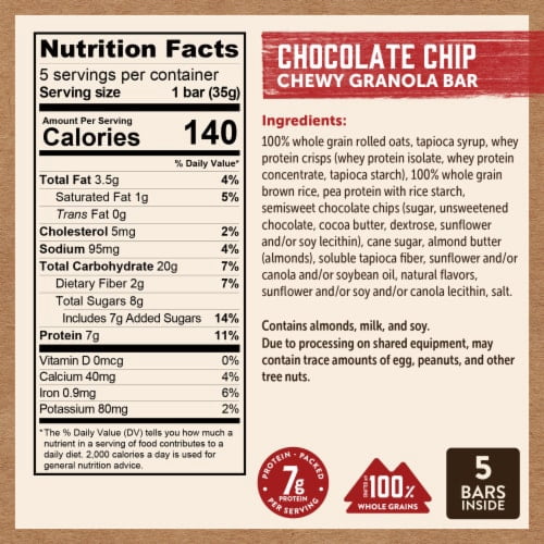 2X - Kodiak Chocolate Chip Chewy Granola Bars