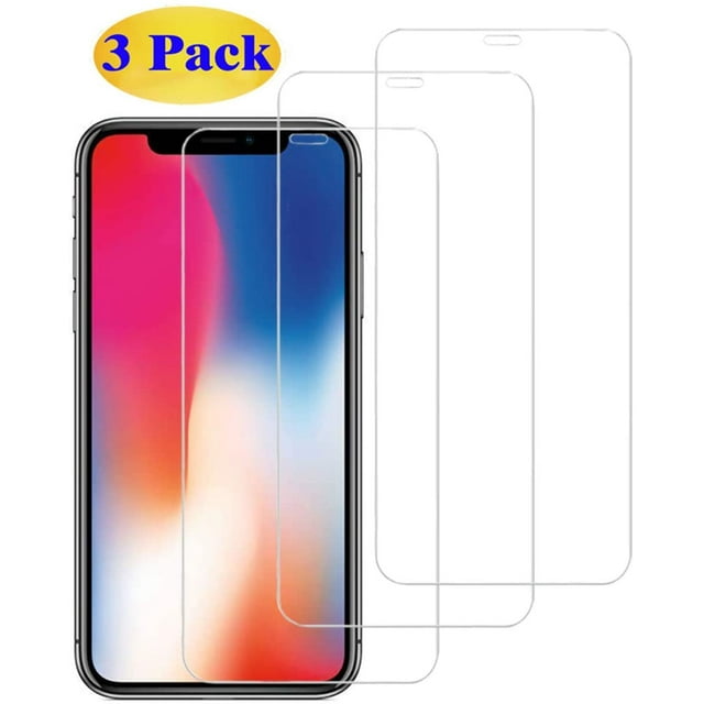 protectores de pantalla de vidrio templado para iPhone X/iPhone XS brillar Electrónica