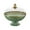 Green, variant on Mornei Fruit Basket Pedestal Bowl with Cover Removable Base for Kitchen Accessories Green
