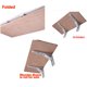 thumbnail image 5 of Soportes de estante de pared plegables de metal esmaltado blanco de 8" de largo, 4 piezas, 5 of 5
