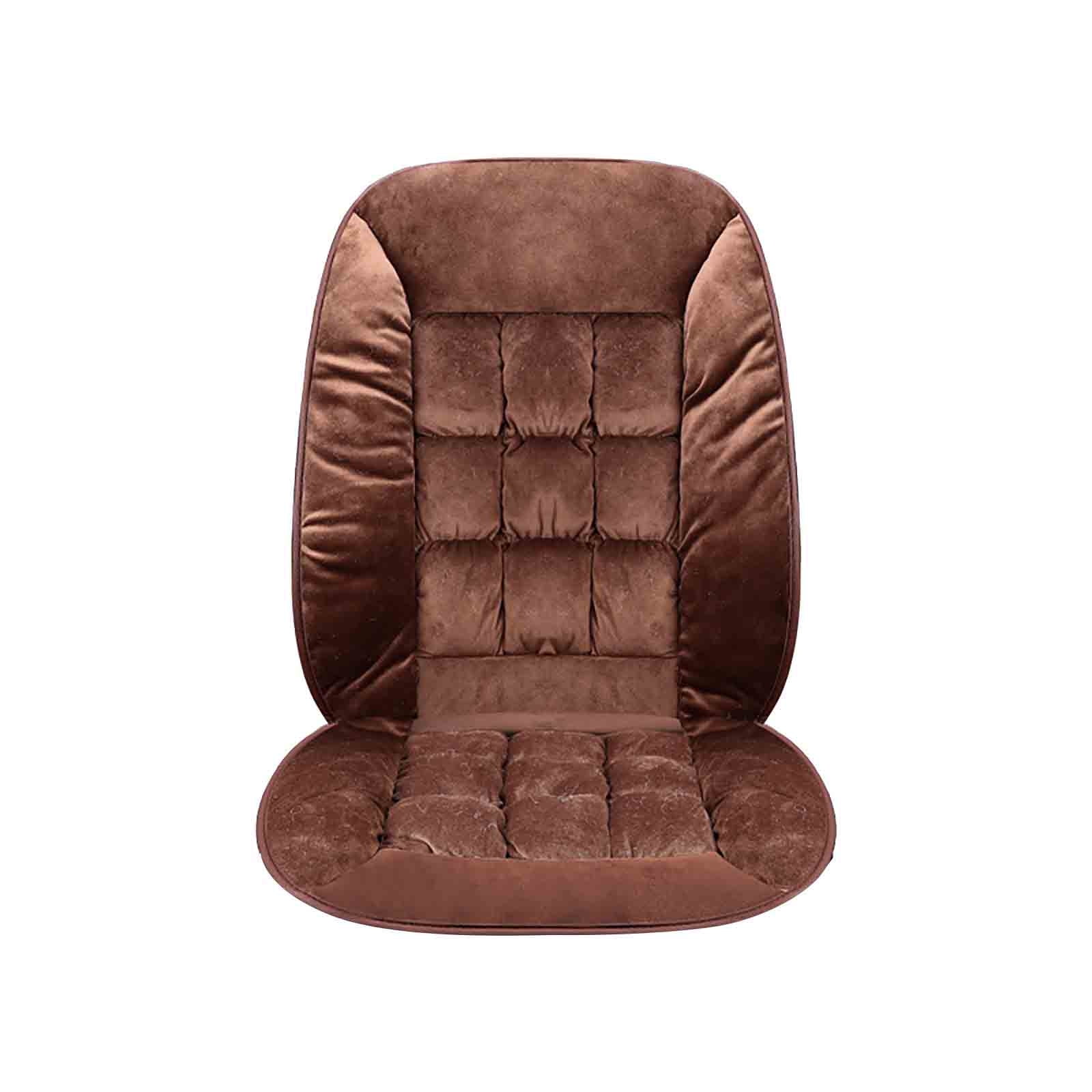 COM1950s Car Seat Covers for Winter,Warm and Insulated Plush Car Seat Cover,Soft Automatic Protective Cover for Front and Rear Seat Cushions Car Seat Cover Winter Front Car Seat Covers