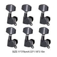thumbnail image 2 of kurtrusly 6 Pieces Tuning Peg Tuner Button Machine Heads Replacement Accessory Adjusting Handles Guitars Kit for Replace Type 2, 2 of 8