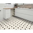 thumbnail image 4 of DEWOO 10 Sheet Peel and Stick Floor Tile, Vinyl Flooring, Waterproof DIY Flooring for Bathroom, Kitchen, Fireplace, Stairs, Bedrooms, Wall, Pantry Room 12"x 12", 4 of 5