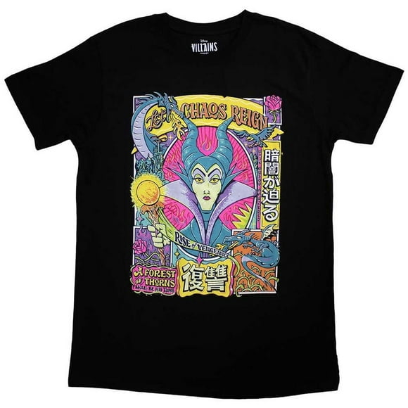 Sleeping Beauty Adult Let Chaos Reign Maleficent T-Shirt