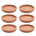 thumbnail image 1 of Posavasos de corcho redondos de 4 pulgadas que absorben el calor, paquete de 6, para la mayoría de los tipos de tazas en la oficina o el hogar, 1 of 7