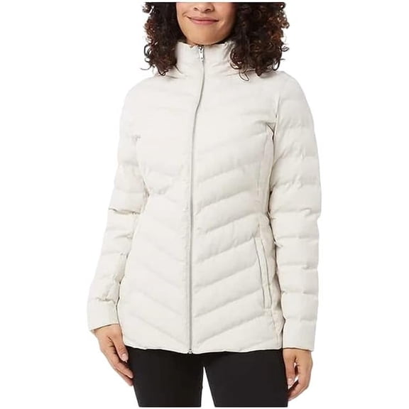32 Degrees Ladies' Power Stretch Hooded Jacket 1611735 (XXL, Birch)