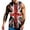 Black, variant on Men Tank Tops Men's National Day Full Pattern Print Plus Size Round Neck Spring Summer Vest Red M