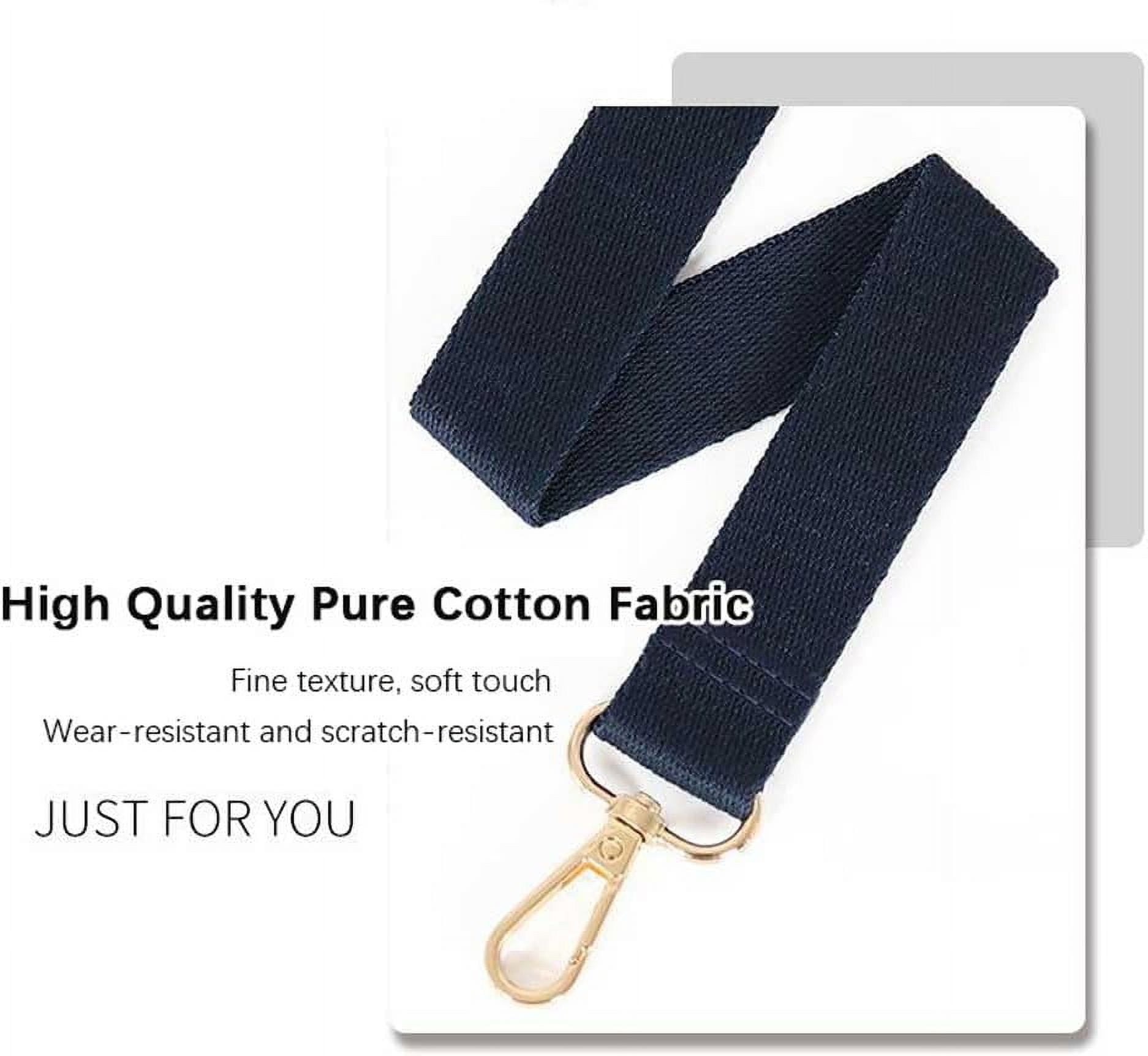 NANAHuang Wide Purse Strap Replacement Crossbody Bag Shoulder Straps Adjustable Belts (Color : Black, Size : Light Gold Lock)