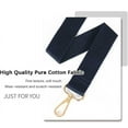 thumbnail image 3 of NANAHuang Wide Purse Strap Replacement Crossbody Bag Shoulder Straps Adjustable Belts (Color : Black, Size : Light Gold Lock), 3 of 5