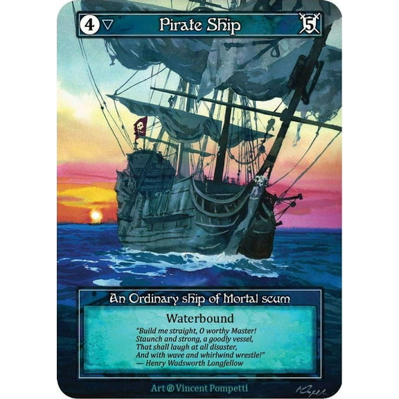 Sorcery: Contested Realm Beta Pirate Ship (Foil)