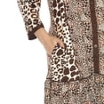 thumbnail image 5 of White Mark Women's Leopard Print Shift Dress, 5 of 6