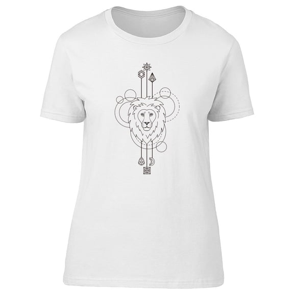 Abstract Geometric Lion Tee. Women's -Image by Shutterstock