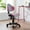 GREY/PINK, variant on JJS Home Office Low Back Computer Executive Chair, Ergonomic Mesh Chair with Extra Large Base and Pads, YellowBee