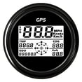 thumbnail image 2 of Digital 85mm GPS Speedometer Odometer 0-999knots Km/H MPH With 8 Colors Backlight And Voltage For Auto Vessel Motorcycle ,High Precision, 2 of 4