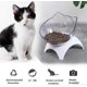 thumbnail image 3 of 15Elevated Cat Food Bowls With Silicone Pet Mat, Plastic Bowl With Stand, 3 of 4