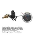 thumbnail image 2 of Metal Car 52mm Mechanical Water Temperature Temp Meter Gauge 38-104 12V Yellow Light, 2 of 3