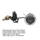thumbnail image 2 of Metal Car 52mm Mechanical Water Temperature Temp Meter Gauge 38-104 12V Yellow Light, 2 of 3