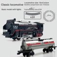 thumbnail image 4 of Electric Toy Train Track Set with Simulation Lights for Boys and Girls Ages Three to Six, 4 of 6