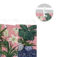 thumbnail image 5 of Yayeee Shower Curtain with Hooks 72"x72" Waterproof Fabric Bathroom Hanging Decor, Floral Vase, 5 of 5