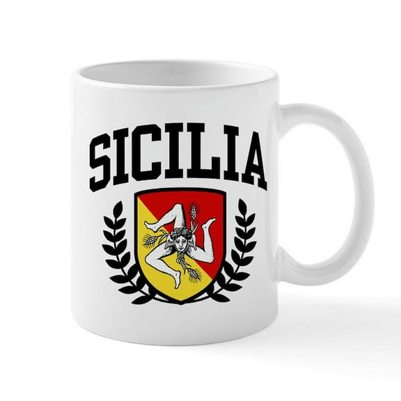 CafePress - Sicilia Mug - 11 oz Ceramic Mug - Novelty Coffee Tea Cup