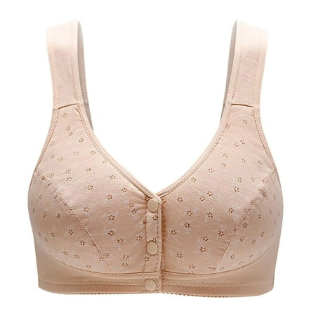 

Outfmvch womens underwear Woman Summer Bra Without Steel Rings Printed Vest Lingerie Underwear bras for women
